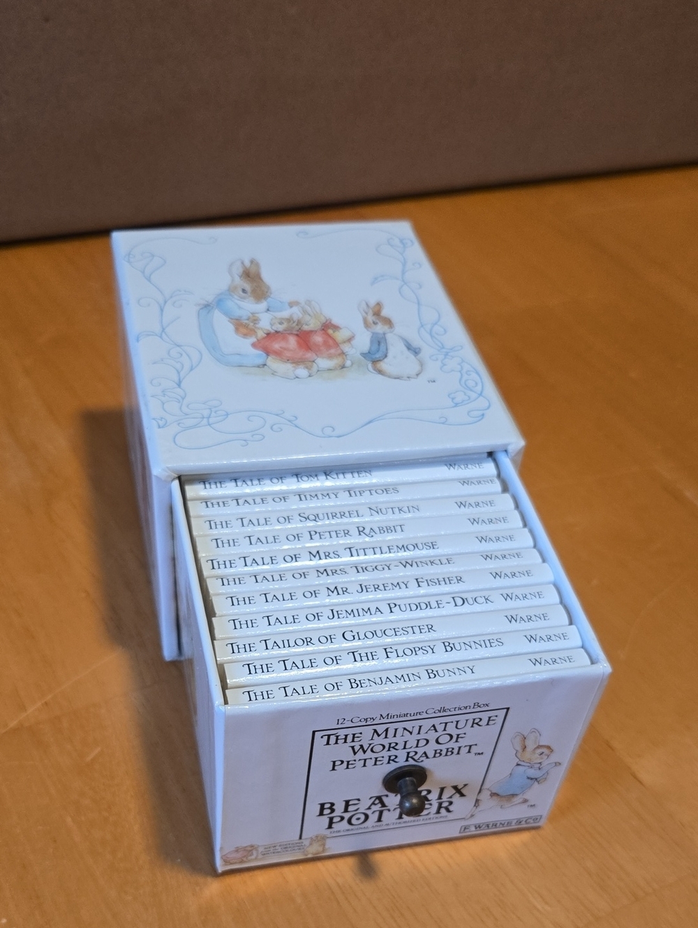 Vintage 1989 The Miniature World Of Peter Rabbit By Beatrix Potter Box Set
